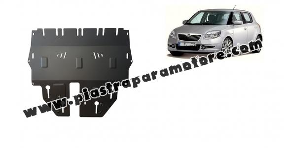 Piastra paramotore di acciaio Skoda Fabia 2