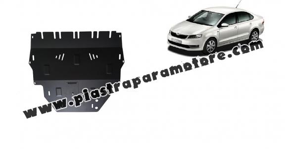 Piastra paramotore di acciaio Skoda Rapid