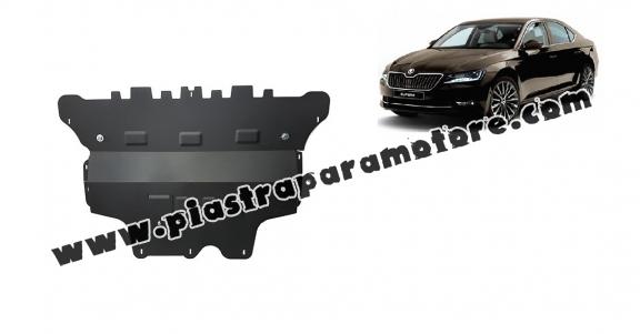 Piastra paramotore di acciaio Skoda Superb - cambio manuale