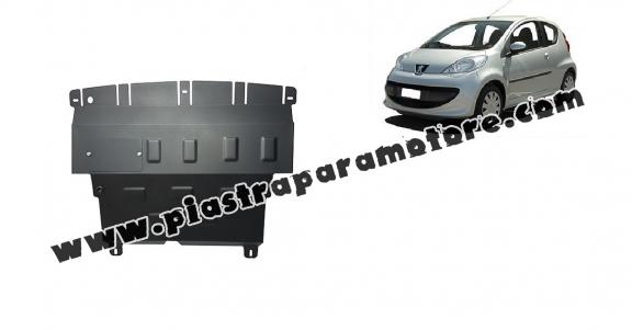 Piastra paramotore di acciaio Peugeot 107