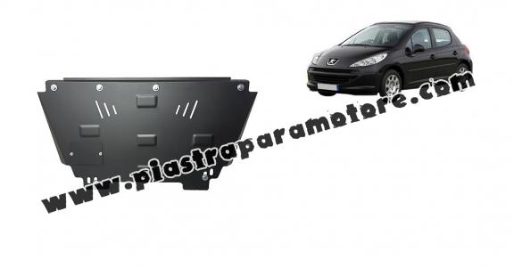 Piastra paramotore di acciaio Peugeot 207