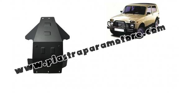 Piastra paramotore di acciaio Lada Niva