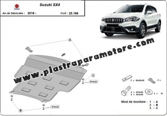 Piastra paramotore di acciaio Suzuki SX4