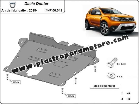 Piastra paramotore di acciaio Dacia Duster