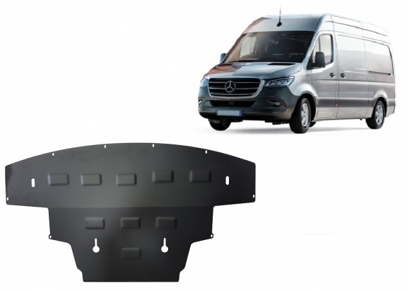 Piastra paramotore di acciaio Mercedes Sprinter-RWD