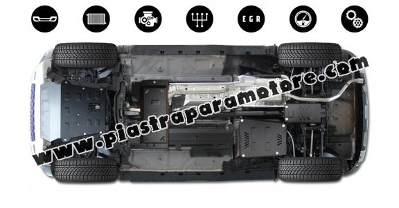 Piastra paramotore di acciaio Dacia Duster 4x4 - pacchetto promozionale
