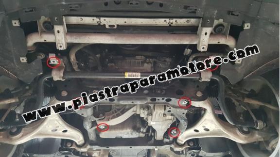 Piastra paramotore di acciaio Mercedes GL X166