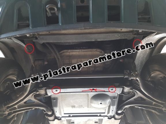 Piastra paramotore di acciaio Mercedes ML W163