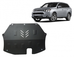 Piastra paramotore di acciaio Mitsubishi Outlander