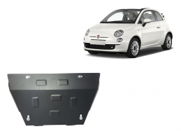 Piastra paramotore di acciaio Fiat 500 S