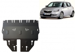 Piastra paramotore di acciaio Skoda Fabia 2
