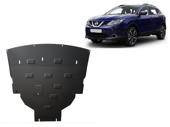 Piastra paramotore di acciaio Nissan Qashqai J11