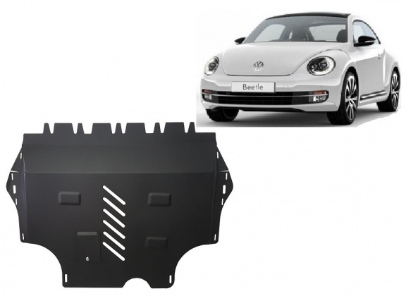 Piastra paramotore di acciaio Volkswagen New Beetle