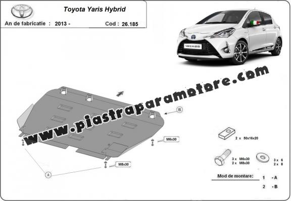 Piastra paramotore di acciaio Toyota Yaris XP150