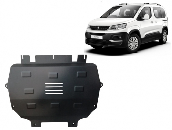 Piastra paramotore di acciaio Peugeot Rifter
