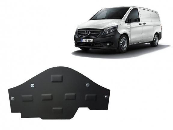 Protezione di acciaio per sistema Stop&Go Mercedes Vito W447, 4x2, 1.6 D