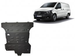 Piastra paramotore di acciaio Mercedes V-Class W447, 2.2 D, 4x4