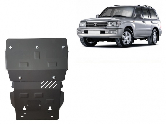 Piastra paramotore di acciaio Toyota Land Cruiser J100