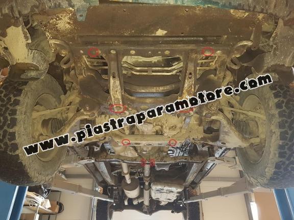 Piastra paramotore di acciaio Toyota Hilux