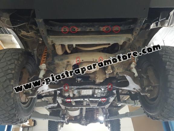 Piastra paramotore di acciaio Toyota Land Cruiser J90