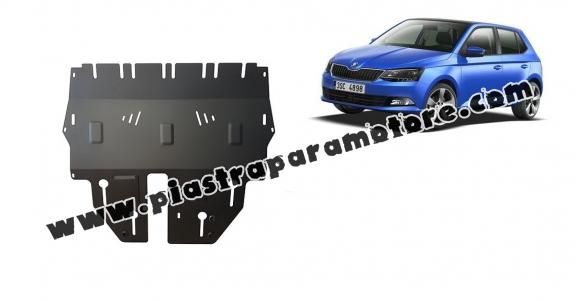 Piastra paramotore di acciaio Skoda Fabia 3