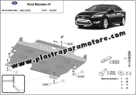 Piastra paramotore di acciaio Ford Mondeo 4