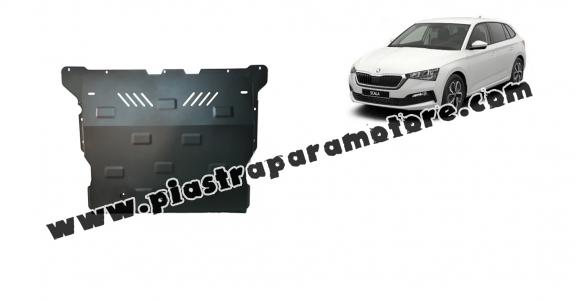 Piastra paramotore di acciaio Skoda Scala