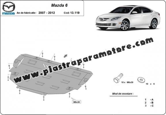 Piastra paramotore di acciaio Mazda 6