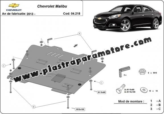 Piastra paramotore di acciaio Chevrolet Malibu