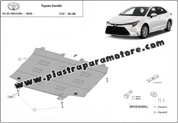 Piastra paramotore di acciaio Toyota Corolla