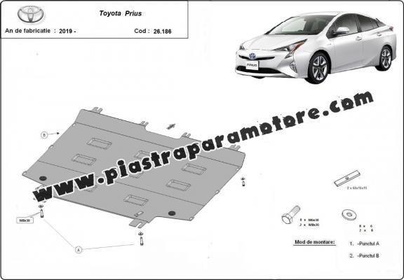 Piastra paramotore di acciaio Toyota Prius