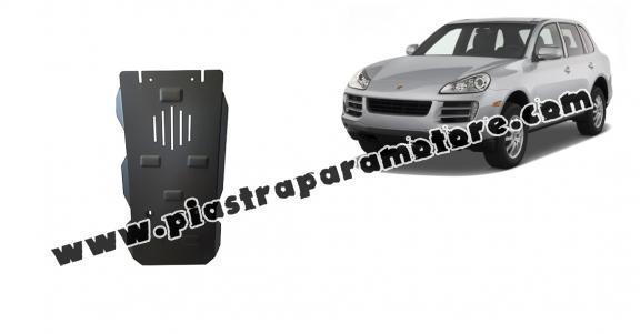 Protezione di acciaio per il cambio automatico Porsche Cayenne