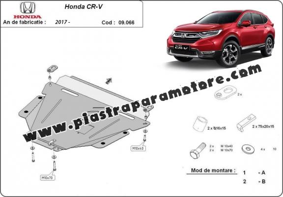 Piastra paramotore di acciaio Honda CR-V