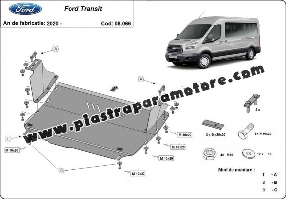 Unterfahrschutz für Motor der Marke Ford Transit - FWD