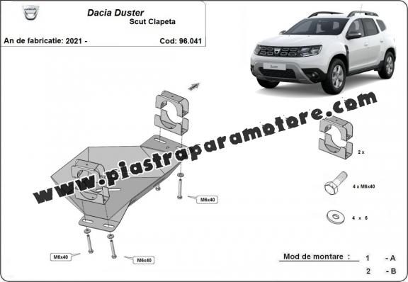Protezione di acciaio per Valvola EGR Dacia Duster