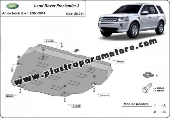 Piastra paramotore di acciaio Land Rover Freelander 2