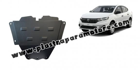 Piastra paramotore di acciaio Dacia Logan