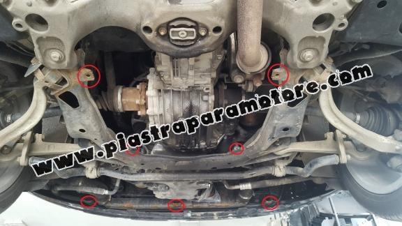 Piastra paramotore di acciaio Audi A4  B7 All Road