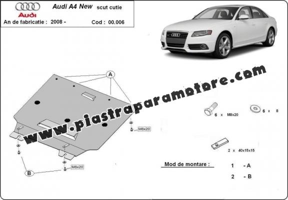 Protezione di acciaio per il cambio Audi A4 4 B8 All Road