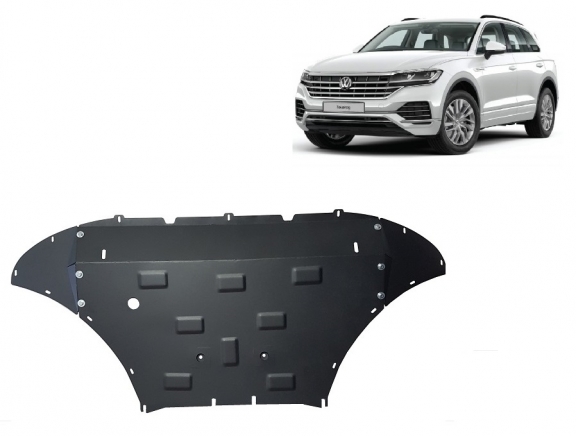 Piastra paramotore di acciaio Volkswagen Touareg