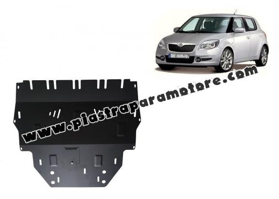 Piastra paramotore di acciaio Skoda Fabia 2 Diesel