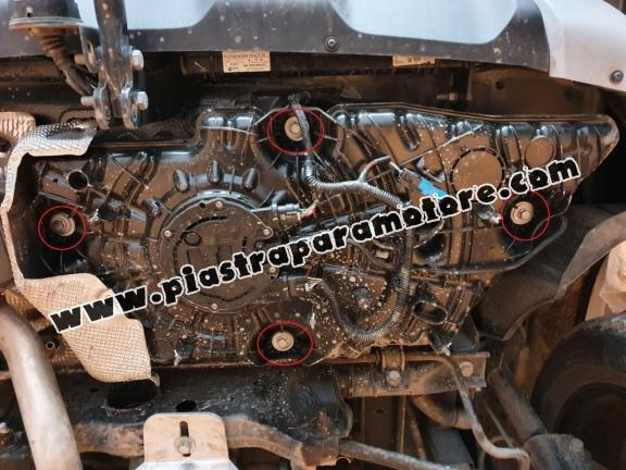 Protezione di acciaio per il AdBlue Dacia Duster