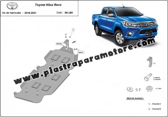 Protezione di acciaio per il serbatoio Toyota Hilux Revo