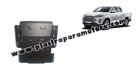 Piastra paramotore di acciaio Ssangyong Musso Grand