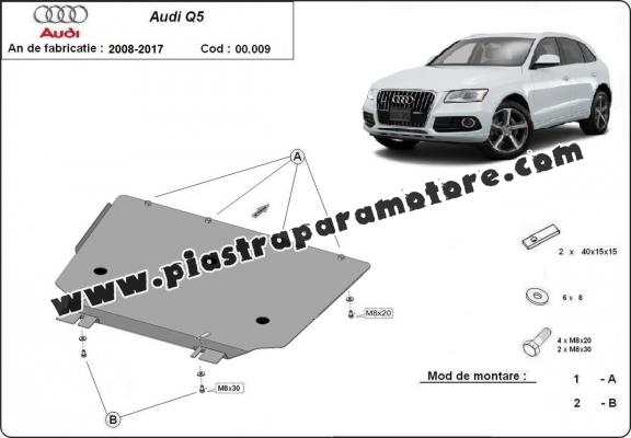 Protezione di acciaio per il cambio Audi Q5