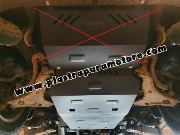 Piastra paramotore di acciaio Fiat Fullback