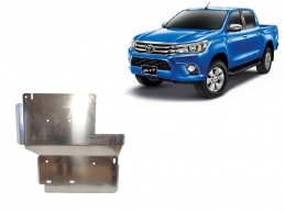 Protezione di alluminio per il differenziale Toyota Hilux Revo