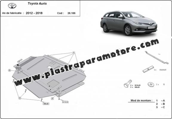 Piastra paramotore di acciaio Toyota Auris