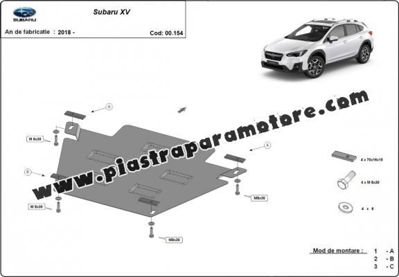 Protezione di acciaio per il cambio Subaru XV