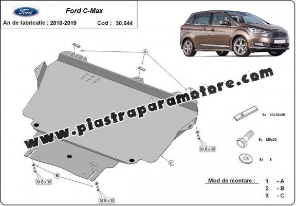 Piastra paramotore di acciaio Ford C - Max